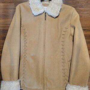Liz Claiborne Faux Suede Coat